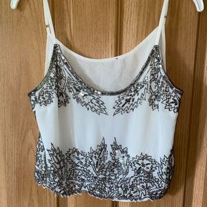 UO Cream Crop Top